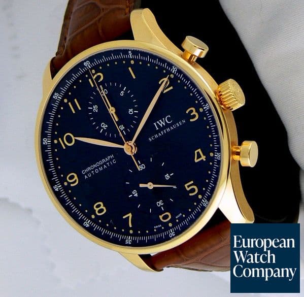 Image of IWC Portugieser Chrono Rose Black Dial