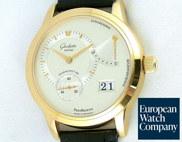 Image of Glashütte Original Pano Reserve 18K Rose