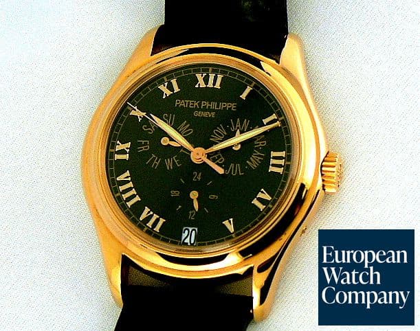 Image of Patek Philippe Annual Calendar 5035 Rose Gold Black Dial