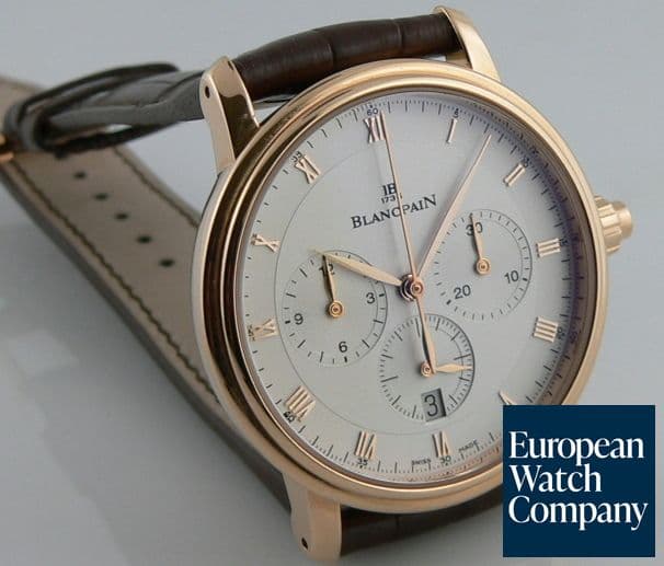 Image of Blancpain Single Button Chrono Rose