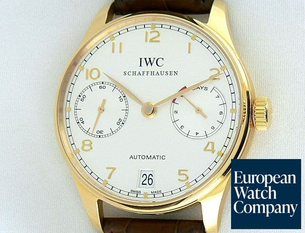 Image of IWC PEDRO Portugieser 5001 Rose 7 Days