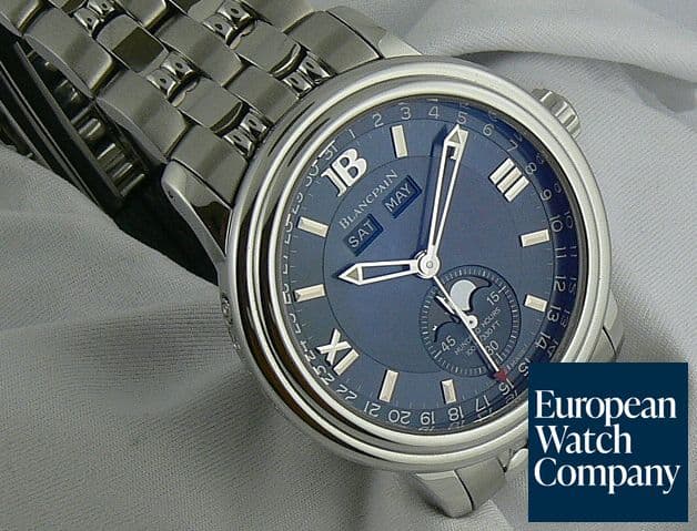 Image of Blancpain Leman Moonphase and Complete Calendar
SS/SS Blue Dial