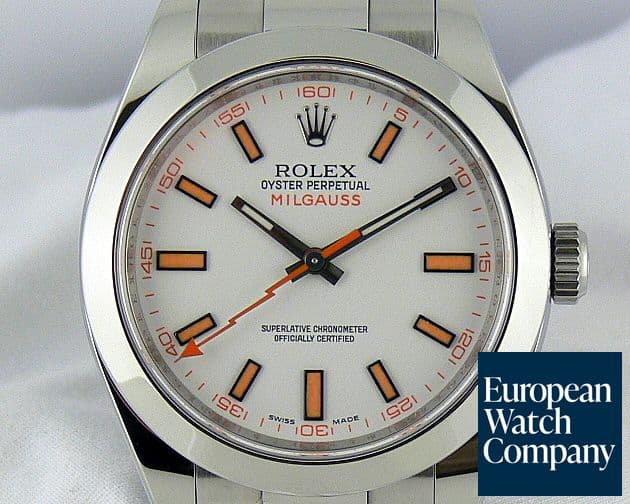 Image of Rolex Milgauss White Dial
SS/SS
White 