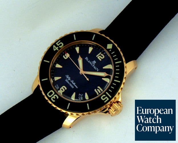Image of Blancpain Fifty Fathoms 18k Rose
