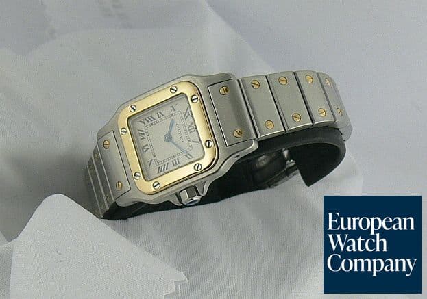 Image of Cartier Santos Ladies Qtz 2T 18K/SS