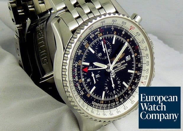 Image of Breitling Navitimer World Black Dial SS/SS
