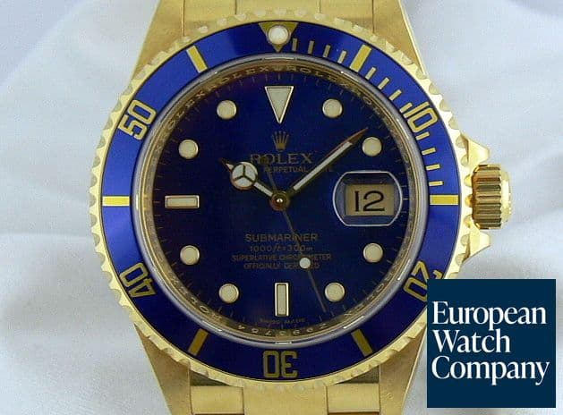 Image of Rolex Submariner Blue
YG/YG