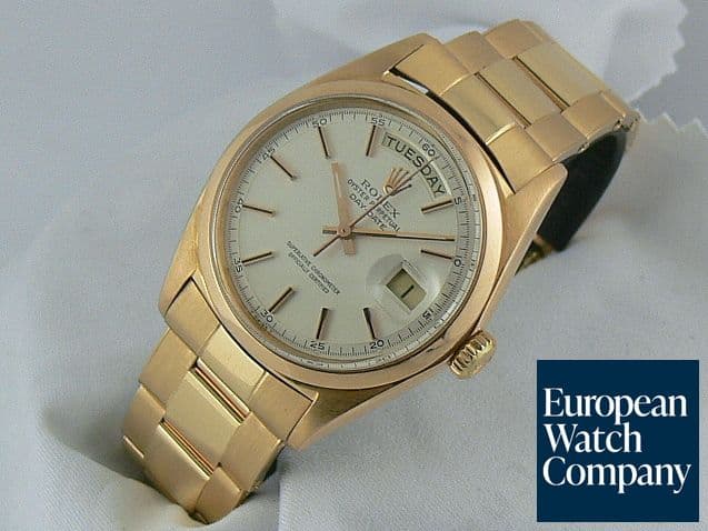 Image of Rolex Day-Date Rose Gold Oyster Bracelet Circa 1959 Mint