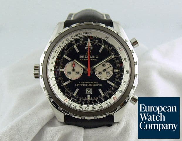 Image of Breitling Chrono-Matic Black Dial SS/Strap
