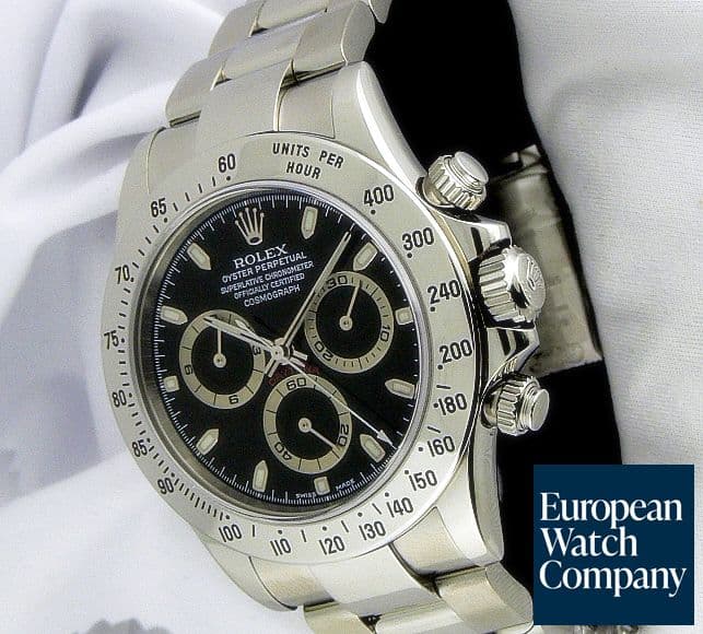 Image of Rolex Daytona SS Black Dial
