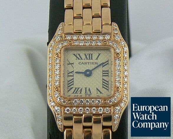 Image of Cartier Lady's Mini Panthere RG/RG Diamond Case