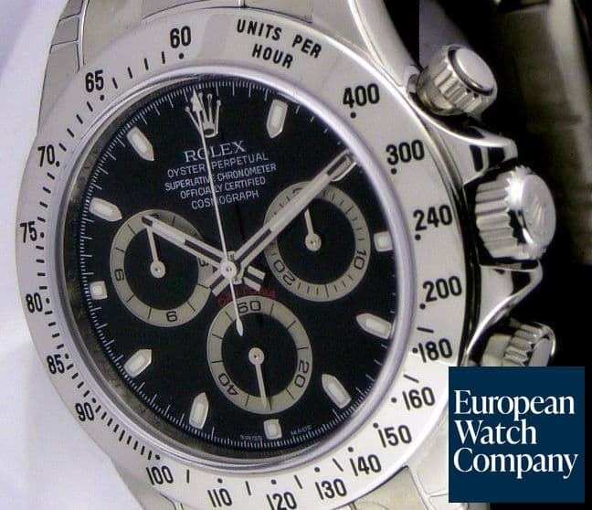Image of Rolex Daytona SS Black Dial