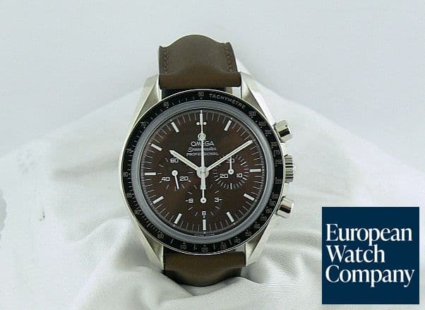 Image of Omega Speedmaster Professional Moon Watch SS/Strap Brown