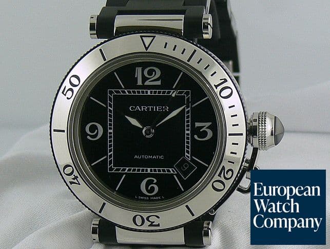 Image of Cartier Pasha Seatimer
SS/Rubber