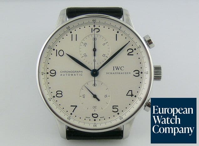 Image of IWC Portugieser Chrono Silver Dial