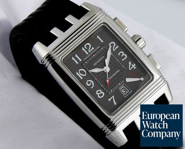 Image of Jaeger LeCoultre Gran'Sport Chrono Black SS/Rubber 