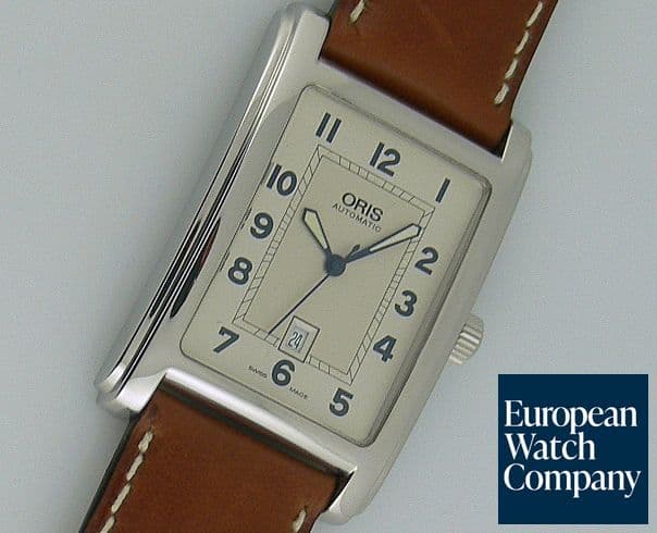 Image of Oris Classic Rectangular
SS/Strap
Silver Dial