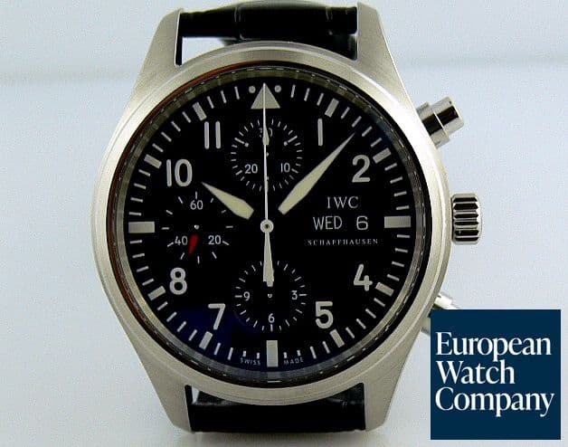 Image of IWC Fliegeruhr/Spitfire Chrono Black Dial 42mm