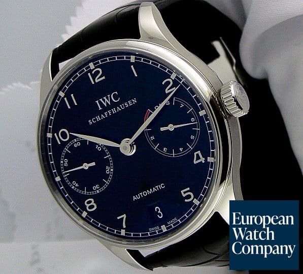 Image of IWC Portugieser 5001 7 Days Steel Black