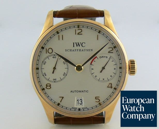 Image of IWC Portugieser 5001 Rose 7 Days