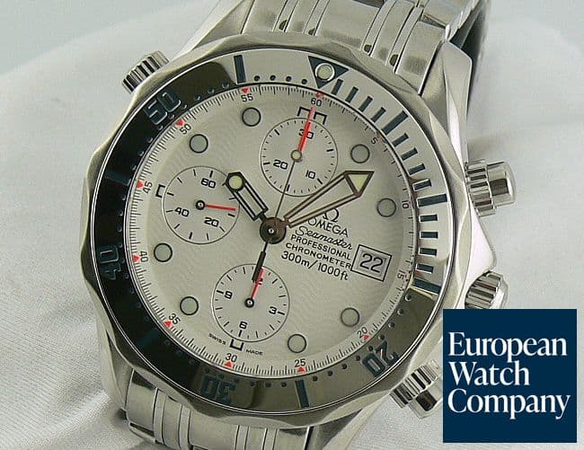 Image of Omega Seamaster Chrono SS/SS
White