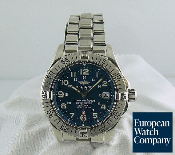 Image of Breitling SuperOcean SS/SS Blue