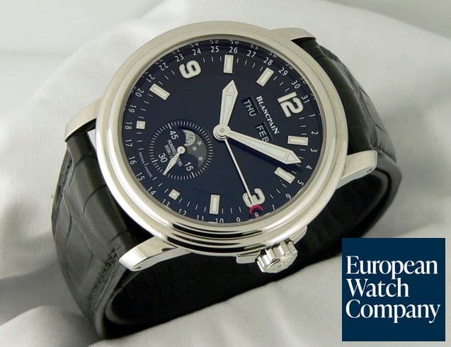 Image of Blancpain Large Triple Date Moon Steel