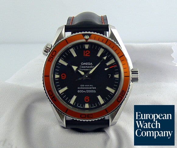 Image of Omega Seamaster Planet Ocean Orange Bezel Strap