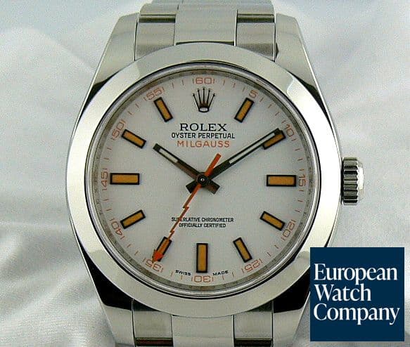 Image of Rolex Milgauss White Dial
SS/SS
White 