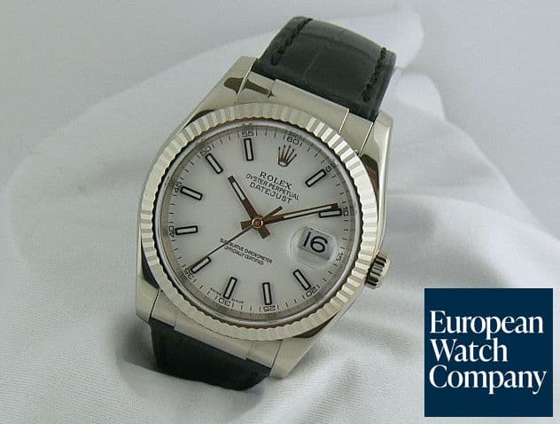 Image of Rolex Datejust WG White Dial