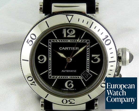 Image of Cartier Pasha Seatimer
SS/Rubber