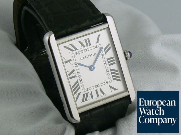 Image of Cartier Tank Solo SS/Strap Quartz