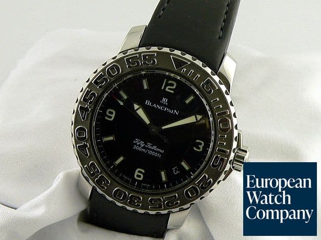 Image of Blancpain Fifty Fathoms Trilogy Collection SS/Strap