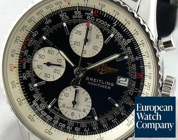 Image of Breitling Old Navitimer Chrono SS/SS
Black Dial