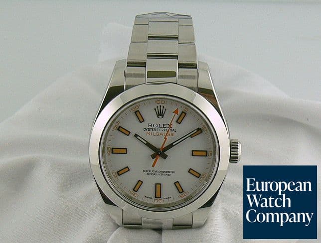 Image of Rolex Milgauss White Dial
SS/SS
White 
