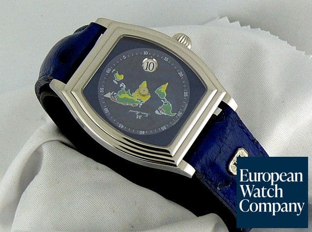 Image of Jean Marcel Tonneau World Map Automatic SS/Strap