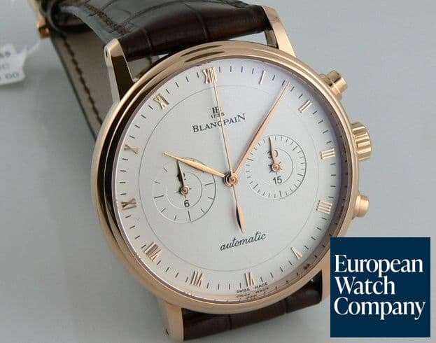 Image of Blancpain Villeret Chrono Rose