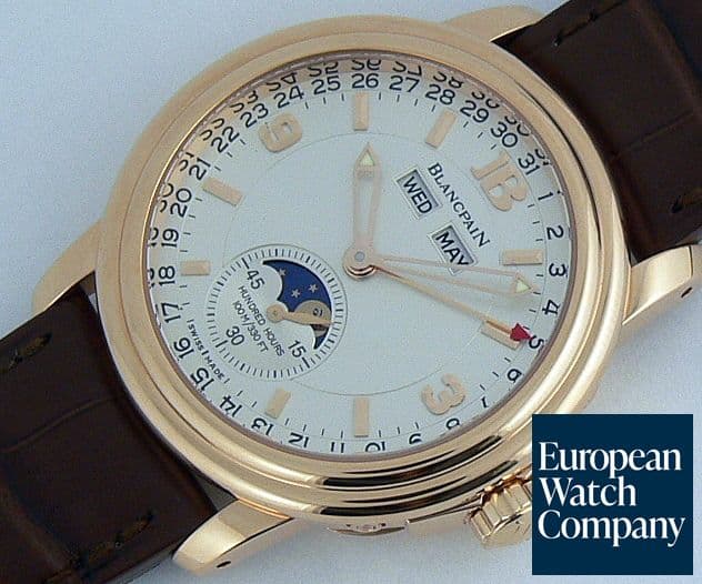 Image of Blancpain 3 Date Rose Half Hunter
