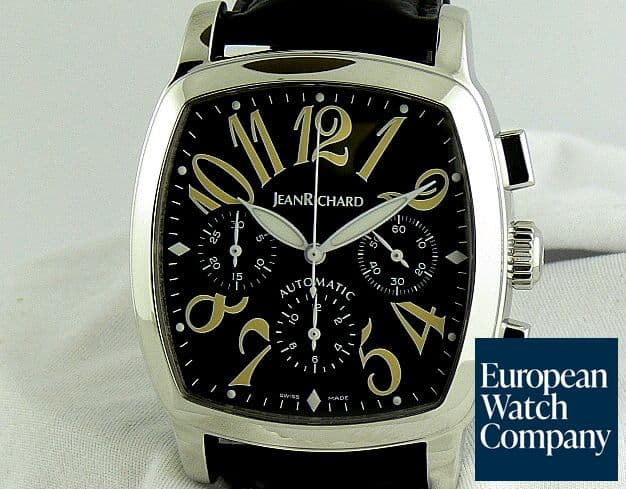 Image of Jean Richard Grand TV Screen Chronograph, SS, Black Dial