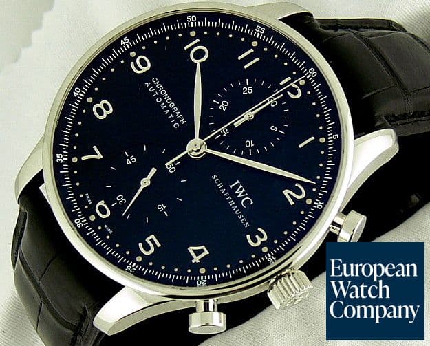 Image of IWC Portugieser Black Dial
Black Subdials