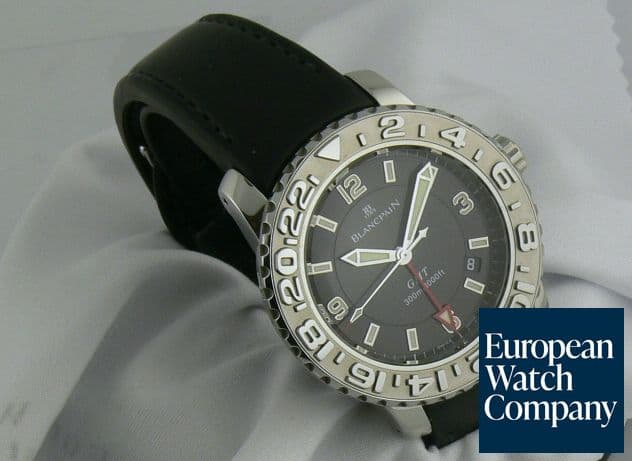 Image of Blancpain GMT SS/Rubber Black