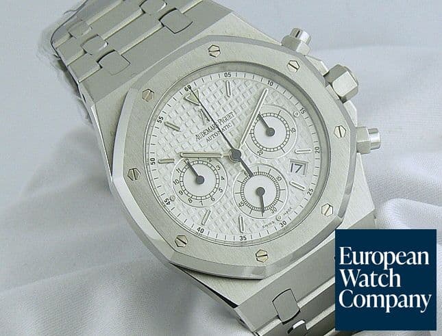 Image of Audemars Piguet Royal Oak Chrono White Dial
SS/SS