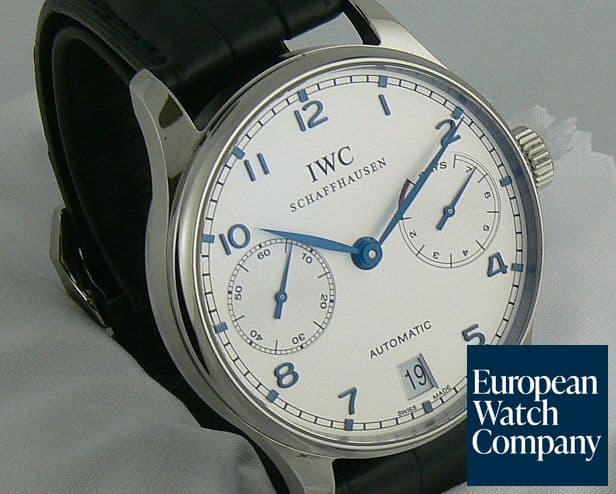 Image of IWC Portugieser 5001 7 Days Steel White
