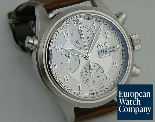 Image of IWC Doppel Spitfire White Dial Strap