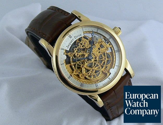 Image of Jaquet Droz Skeleton 18k Yellow Gold