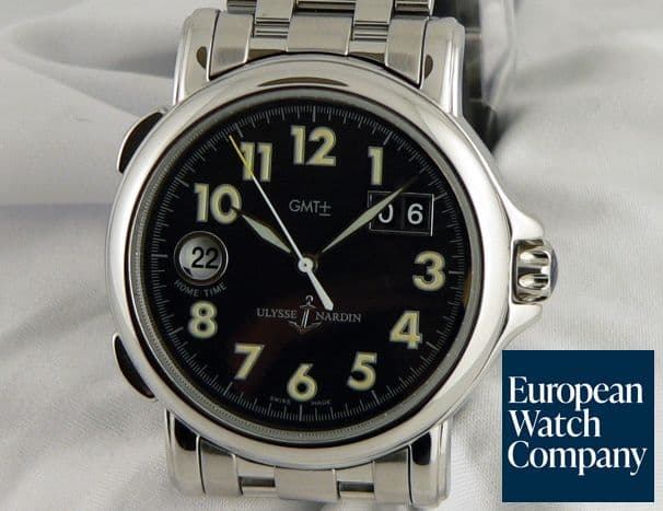 Image of Ulysse Nardin GMT +/- Big Date SS/SS
Black 39mm