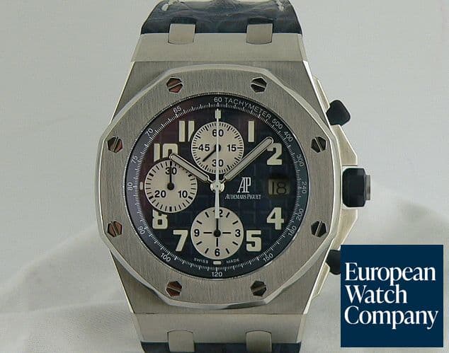 Image of Audemars Piguet Royal Oak Offshore SS/Strap Blue