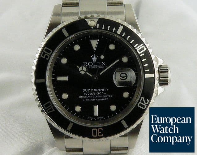 Image of Rolex Submariner Steel Black
