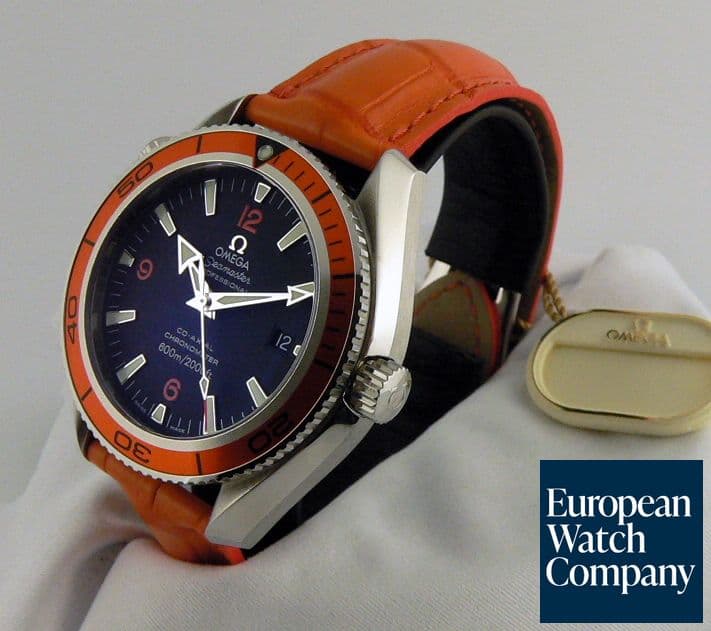Image of Omega Seamaster Planet Ocean Orange Bezel