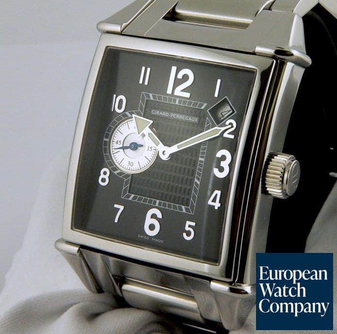 Image of Girard Perregaux Vintage 1945 Black SS/SS